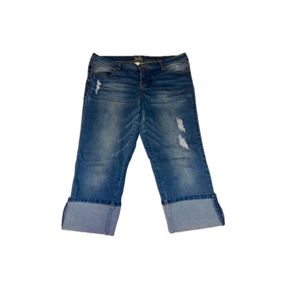 Justice Capris with Rips (16 1/2)